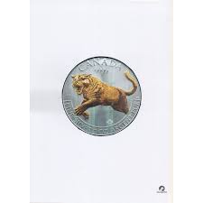 Der puma ist eine der gefährlichsten wildkatzen der welt. Predator Puma Canada Kanada Silber Silbermunze 1oz 1 Unze Gilded