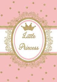 Kit A Imprimer Pour Babyshower Bapteme Ou Anniversaire Little Princess Rose Et D Decoration Anniversaire Bebe Decoration Anniversaire Anniversaire Rose Dore