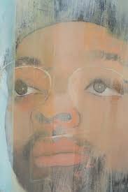 AFRICAN AMERICAN ARTIST SPIRAL PAINTING SPIKE LEE 20 X 16 INCHES MERTON  SIMPSON
