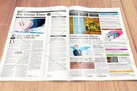 Newspaper Template Compact Tabloid Newspaper Template Newspaper Indesign Templates