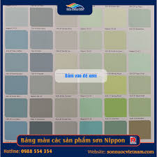 Bảng Màu sơn nippon
