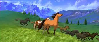 Nathan Fowkes Art On Twitter One Of My Scenes From Dreamworks Spirit Stallion Of The Cimarron Color Key And Final Scene Painting