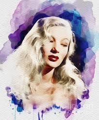 Veronica Lake, Hollywood Legend Bath Towel