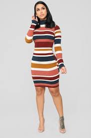 A Walk In Central Park Sweater Dress Multi Fashion Fashion Nova Outfits Sweater Dress