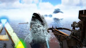 The first remains of leedsichthys were identified in the nineteenth century. Ark Alpha Whale Attack Sea Monsters New Dlc Ragnarok By Madmorph