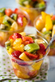Fruit salad ideas are fun, easy to experiment and almost never go wrong. Simple And Easy Homemade Tropical Fruit Cups Flour On My Fingers