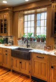 A great and easy way to update the 80's oak cabinets themselves is to update your hardware! Update Oak Or Wood Cabinets Without A Drop Of Paint Kylie M Interiors Log Home Kitchens Country Kitchen Mission Style Kitchens