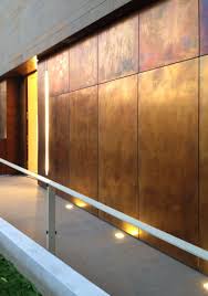 Metal Sheet And Panel For Facade Tecu Brass Brownished By Kme Italy S P A Architectural Solutions Metal Cladding House Design Facade