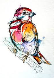Really Adorable Sparrow By Abby Diamond Via Behance Spatz Kunst Inspirierende Kunst Kunstproduktion