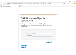 How To Bypass Opendocument Login Screen David Lai S Business Intelligence Blog