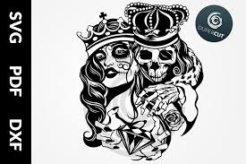 Download Skull King Graphic By Dupercut Creative Fabrica PSD Mockup Templates