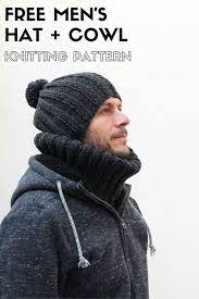 Mens Knit Hat Pattern Free A Great Hat Pattern For Any Beginners Who Are Learning How To Knit H Mens Hat Knitting Pattern Cowl Knitting Pattern Knitted Hats