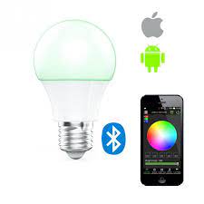 E27 Wireless Bluetooth Dimming Led Bulb Music Sync Color Changing App Controlled Party Mood Lighting Lights Romantic Bu Led Color Changing Lights Led Bulb Bulb