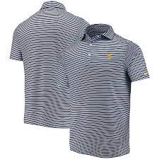 Men S Vineyard Vines Navy West Virginia Mountaineers Winstead Stripe Sankaty Performance Polo