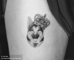 And every age group of people admire. Tattoo Tagged With Small Pet Dog Patriotic Single Needle Animal Tiny Germany German Shepherd Thigh Ifttt Little Ghinko Inked App Com