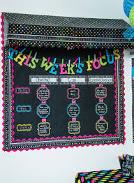 the chalkboard brights classroom collection combines the