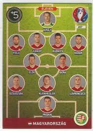 A magyar válogatott szövetségi kapitánya újoncokkal és visszatérő játékossal is számol. Euro 2016 Magyarorszag Panini Kartyak Bolhapiaci Kincsek 34 Magyarfutball Blog Magyarfutball Hu