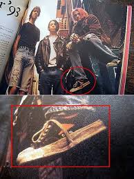 kurt cobain from nirvana wearing wilson by bata shoes 1993 batashoes bata shoes nirvana kurt cobain bata