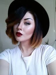 Dip Dye Bob Short Ombre Hair Short Hair Styles Hair Styles