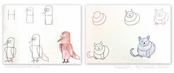 Something to do 748 3 something to do draw hair draw eyes nose and mouth draw body did you make this project? Drawings Ideas For Kids Using Numbers Alphabets And Shapes Momscribe