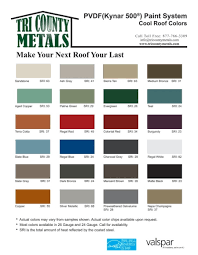 Metal Roof Color Chart For Metal Roof Installing Metal