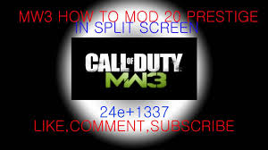 Unlock all weapons and upgrades faster and allow yourself the ability to enjoy the game (players new or veterans of the cod series will appreciate these features). Mod Mw3 Splitscreen Hack 20th Prestige Unlock All Colour Classes Etc Usb Easy By Xexproductionz1