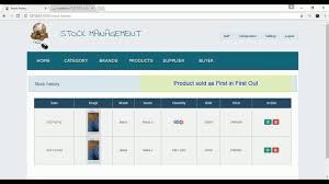 Free inventory management with web access. Laravel Php Mysql Stock Inventory Management System App Youtube