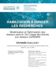 HABILITATION À DIRIGER LES RECHERCHES