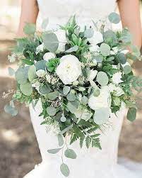 For example, garden roses, which are quite popular for weddings, tend to be far more expensive than the more typical. 35 Simple White And Greenery Wedding Bouquets Greenery Wedding Bouquet Simple Wedding Bouquets Flower Bouquet Wedding