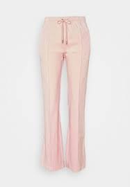 Pink juicy couture track pants. Juicy Couture Tina Tracksuit Bottoms Almond Blossom Pink Zalando It