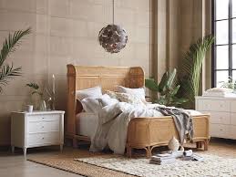Bohemian Style Bed Rattan Bed Luxury Bedroom Furniture Boho Decor Arhaus Furniture Luxury Bedroom Furniture Luxurious Bedrooms Rattan Bedroom Furniture