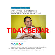 Deputy youth and sports minister wan ahmad fayhsal wan ahmad kamal went on radio station bfm on monday (16 november) to talk about the current state of the economy. Wan Ahmad Fayhsal Dismisses Report Claiming He Will Contest Bagan Serai Parliamentary Seat In Ge15 Malaysia Malay Mail