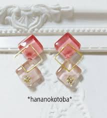 hananokotoba galleryさんの作品一覧 ハンドメイド イヤリング 作り方 100均 アクセサリー 手作り レジン ピアス 作り方