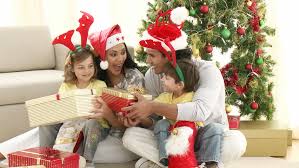 This festive holiday loungewear also includes a matching getup for the pup, too. Family Opening Christmas Gifts At Stock Footage Video 100 Royalty Free 597421 Shutterstock