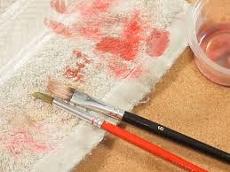 When stretching raw canvas water does help loosen the fibers and will dry much tighter and smoother. How To Clean Oil Paint Off A Paint Brush With Dish Soap 7 Steps