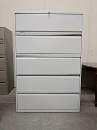 Hon 5 drawer lateral file cabinet. Hon 5 Drawer Putty Lateral File Cabinet 42 Inch Wide Hon