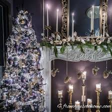 Purple And Gold Christmas Decor Ideas And 11 Other Christmas Home Tours Purple Christmas Wedding Gold Christmas Decorations Purple Christmas