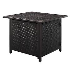 These gas fire pits will provide the warmth you need to create a cozy outdoor retreat area in the comfort of your own backyard. Fire Sense Cartney Square Aluminum Lpg Fire Pit 63694 At Tractor Supply Co