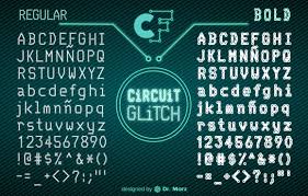 Search results for 'doctor glitch' (free doctor glitch fonts). Circuit Glitch Font By Galeria Martinez Luna Creative Fabrica