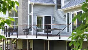 Our cable deck railing is constructed out of durable materials ensuring your deck is prepared to provide you with years of service. Deck With Cable Railing System Lockport Ny Keuka Studios