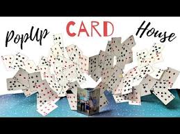 The sopranos made you feel like a paulie or a christopher. Pop Up Card House Tutorial Diy House Of Cards Scrapbook Page Ideas Youtube Cards Pop Up Cards Card Making Techniques