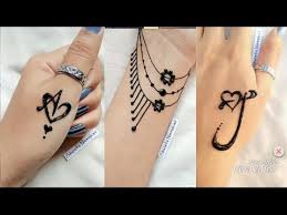 It gives a very elegant and high class look to your r letter alphabet tattoo design. Mehndi Design On Hand To Rock Simple Mehndi Designs