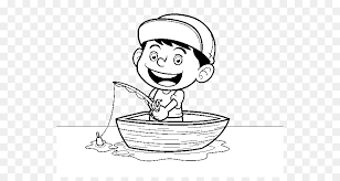 Kapal perahu nelayan perahu nelayan air laut pantai langit danau alam. Buku Mewarnai Gambar Memancing Gambar Png