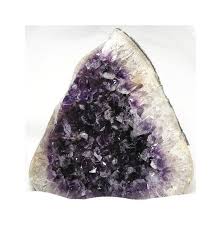 Purple Amethyst Table Top Cathedral Geode Crystal Cluster Rock Crystal From Uruguay Natural Gemstone Polished On Front Felted On Bottom Purple Amethyst Amethyst Natural Gemstones