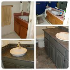 Painted Wood Furniture And Cabinets Before And After Ideas Oak Bathroom Cabinets Bathroom Vanity Redo Laminate Cabinets