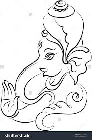 Simple Ganesh Line Drawings Google Search Ganesha Drawing Easy Drawings Simple Line Drawings