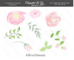 Download Watercolor Florals Svg Decals Cameo Watercolor Silhouette Clipart Design Elements And Vector Images Art Prints Floral Clipart Clip Art Art Collectibles Leadcampus Org