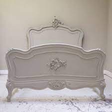 Beautiful French Antique Rococo Bed Painted Furniture Old White With Distressed Finish A Frenchfin Painted Bedroom Furniture French Country Rug Furniture