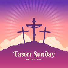 On easter sunday, the traditional meat for dinner is lamb. Free Vector Easter Sunday Theme