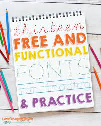 Handwriting fonts bring a new artistry to fonts, as they are actually based on people's individual handwriting. 13 Free Traceable Fonts I Should Be Mopping The Floor